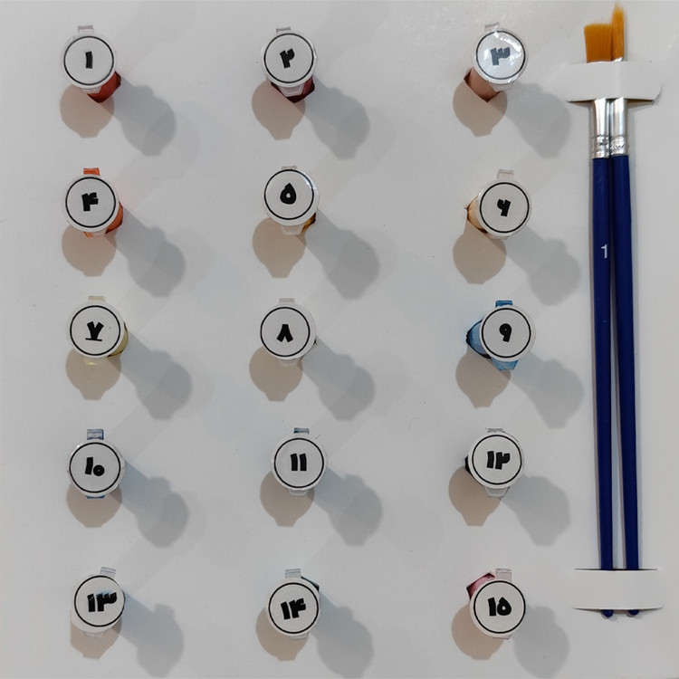 پک کامل نقاشی شماره دار نقاشیسم ماهی کالکشن پاپ آرت